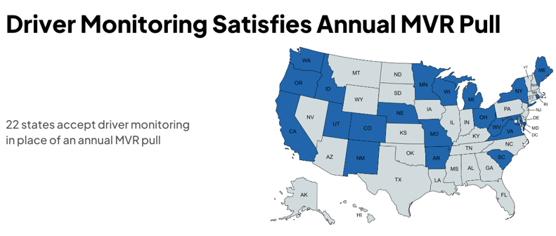 Driver Monitoring Satisfies Annual MVR Pull