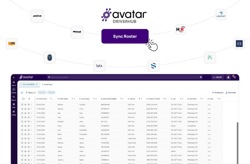 DriverHub Roster Sync 2