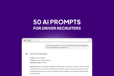 50 AI Prompts for Driver Recruiters